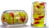 Pipe Gold foil beads - click here for large view